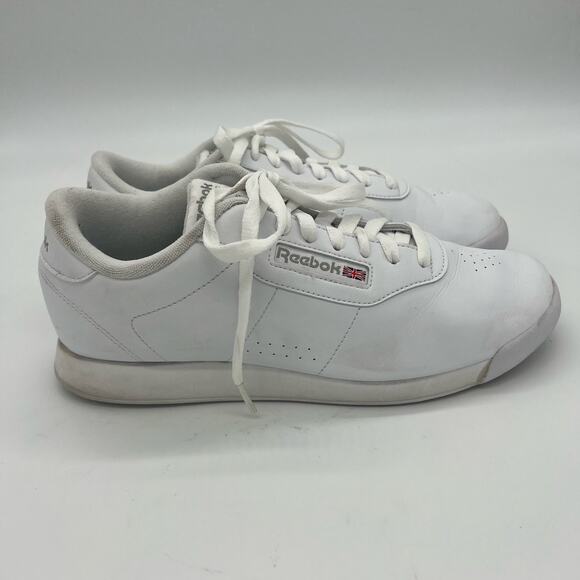 Reebok Princess Classic Sport Casual Sneaker Shoes White Womens Size 9.5 - Picture 8 of 12